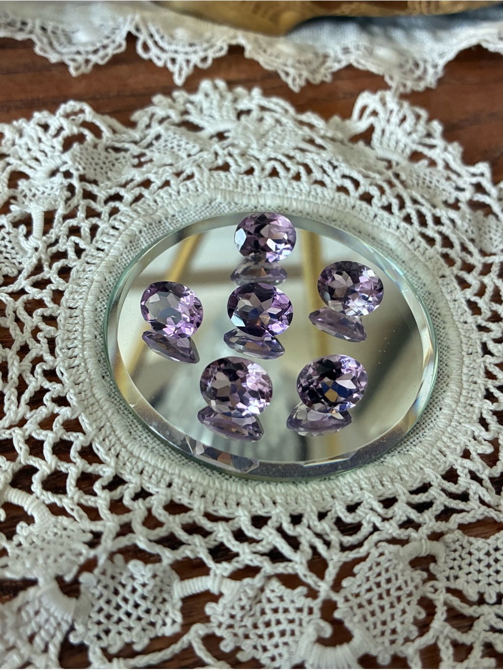 Genuine Amethyst Faceted Gemstones (Individual or Set)